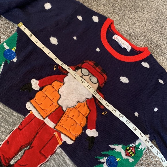 Ugly Christmas Sweater Featuring Santa - Picture 10 of 11